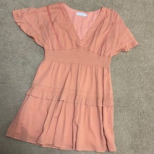 Orange summer dress